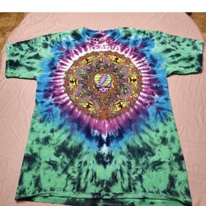 Liquid Blue Grateful Dead Celtic Mandala Tie Dye Sz XL NWOT Rare